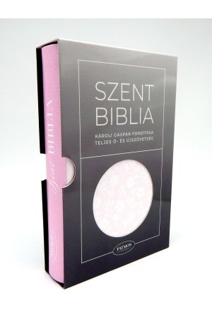 Biblia - Mini - Fehér virágos