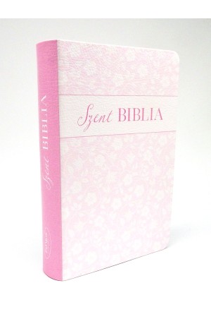 Biblia - Mini - Fehér virágos