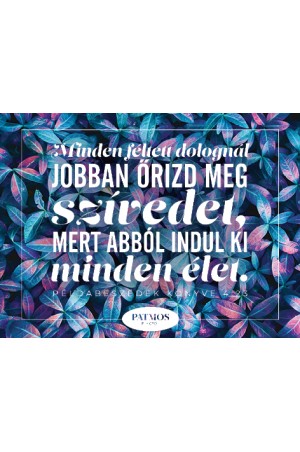 Lila leveles hűtőmágnes