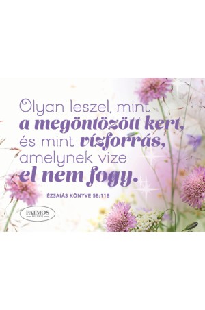 Mezei virág hűtőmágnes